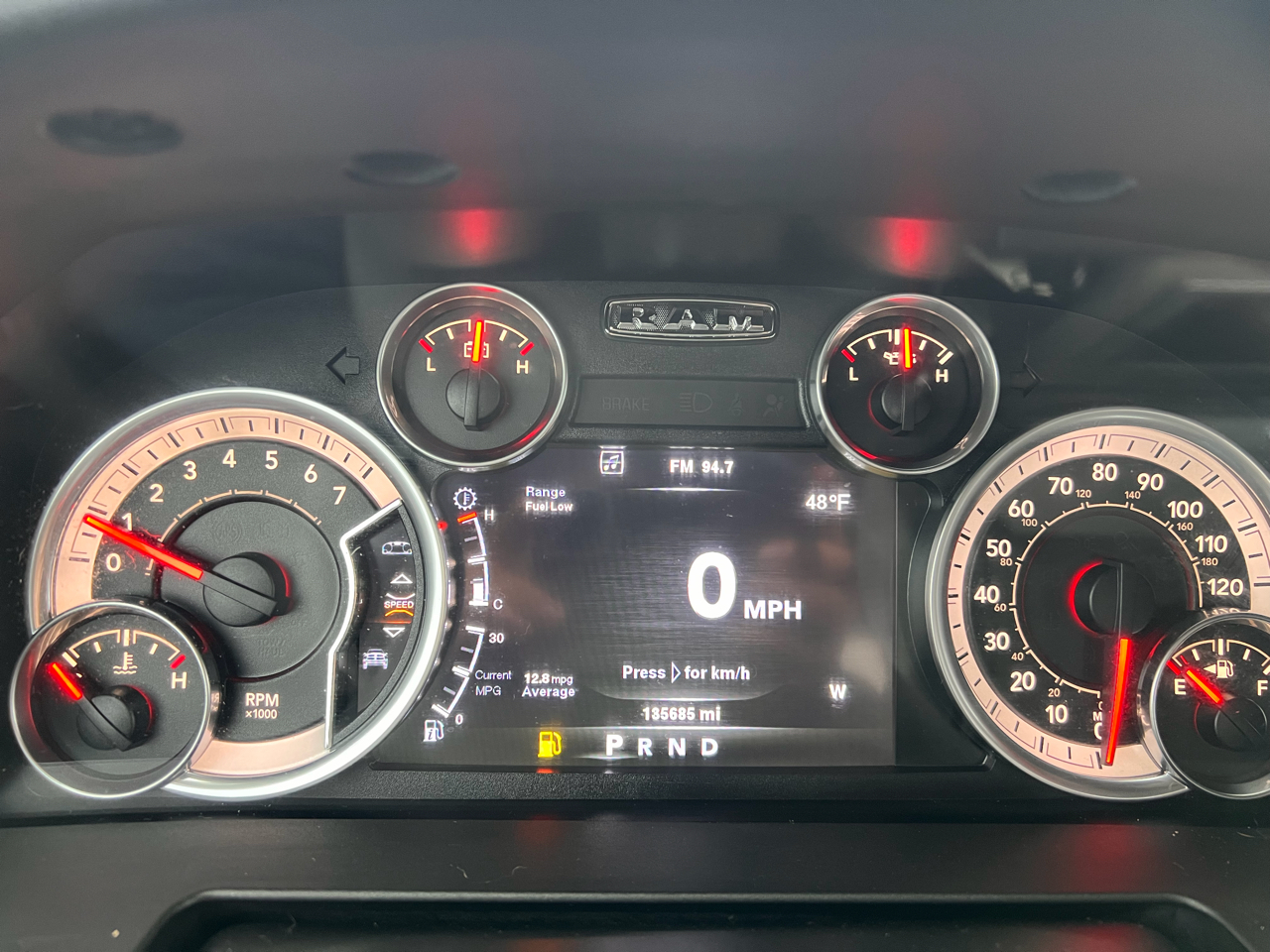 RAM 1500 4WD Quad Cab 140.5" SLT 2014