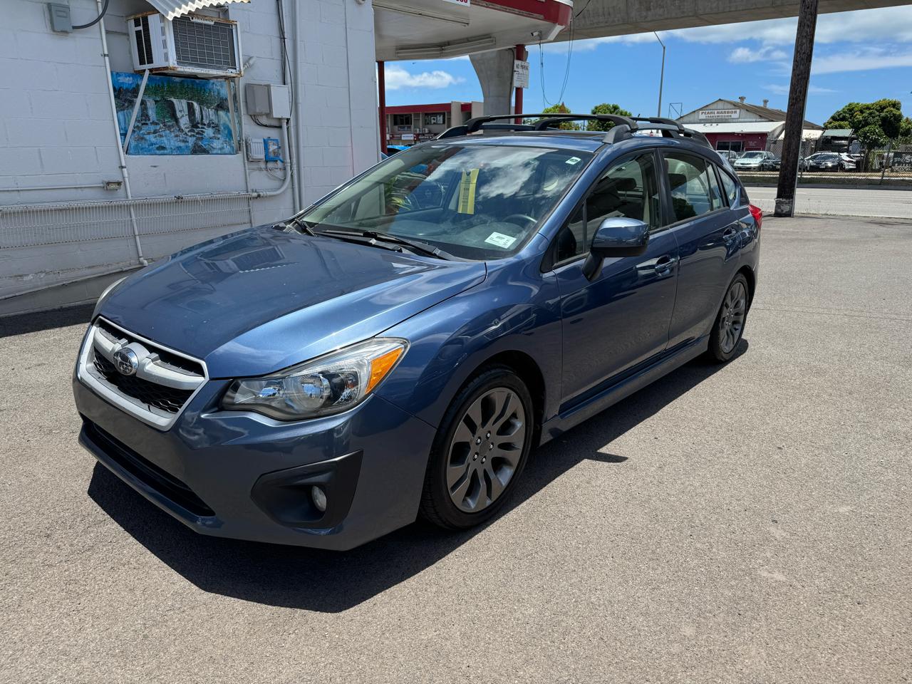Blue 2013 Subaru Impreza Hatchback All-Wheel Drive Continuously Variable Transmission