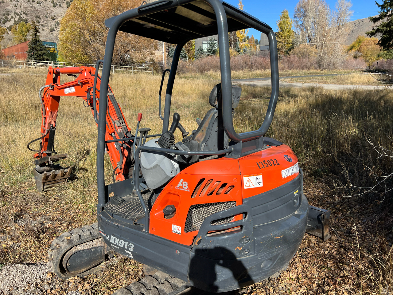 Kubota KX91-3 Mini Excavator  2013 Kubota KX91-3 Mini Excavator  2013