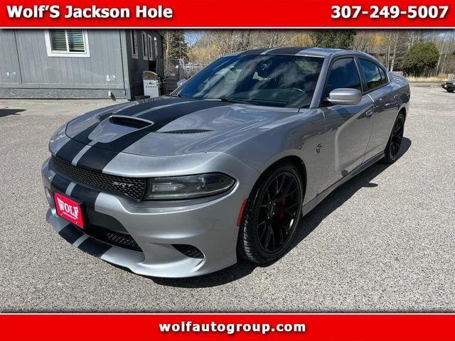 Silver 2016 Dodge Charger SRT Hellcat RWD Sedan Rear-Wheel Drive Automatic