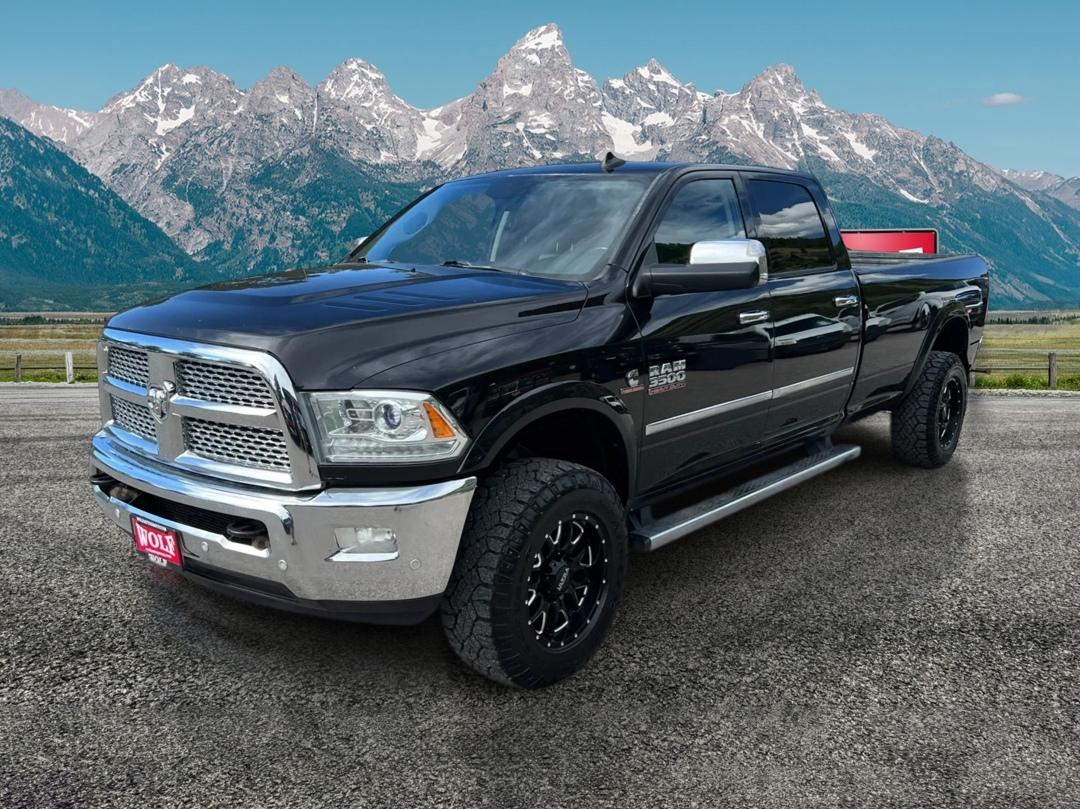 Black 2016 RAM 3500 Pickup Truck Four-Wheel Drive Automatic