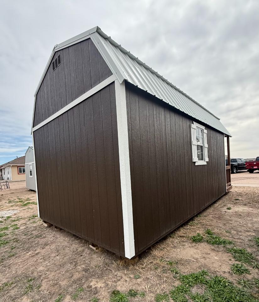 Derksen Portable Buildings Lofted Barn Cabin  2025