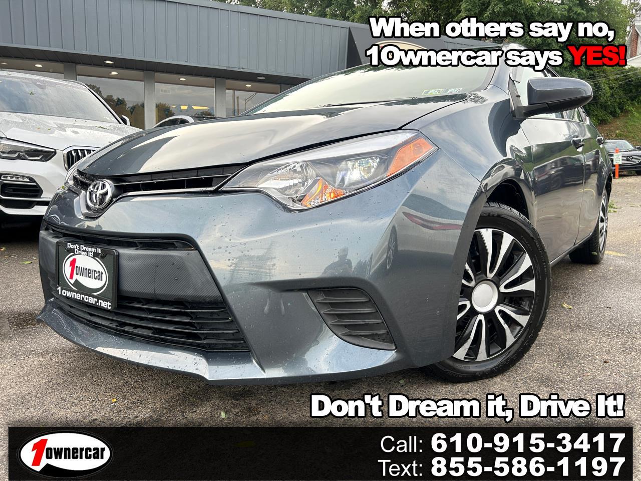 Toyota Corolla 4dr Sdn CVT S w/Special Edition Pkg (Natl) 2016 Toyota Corolla 4dr Sdn CVT S w/Special Edition Pkg (Natl) 2016