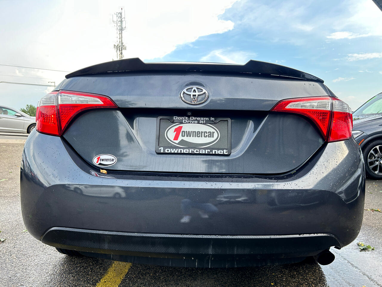 Toyota Corolla 4dr Sdn CVT S w/Special Edition Pkg (Natl) 2016 Toyota Corolla 4dr Sdn CVT S w/Special Edition Pkg (Natl) 2016