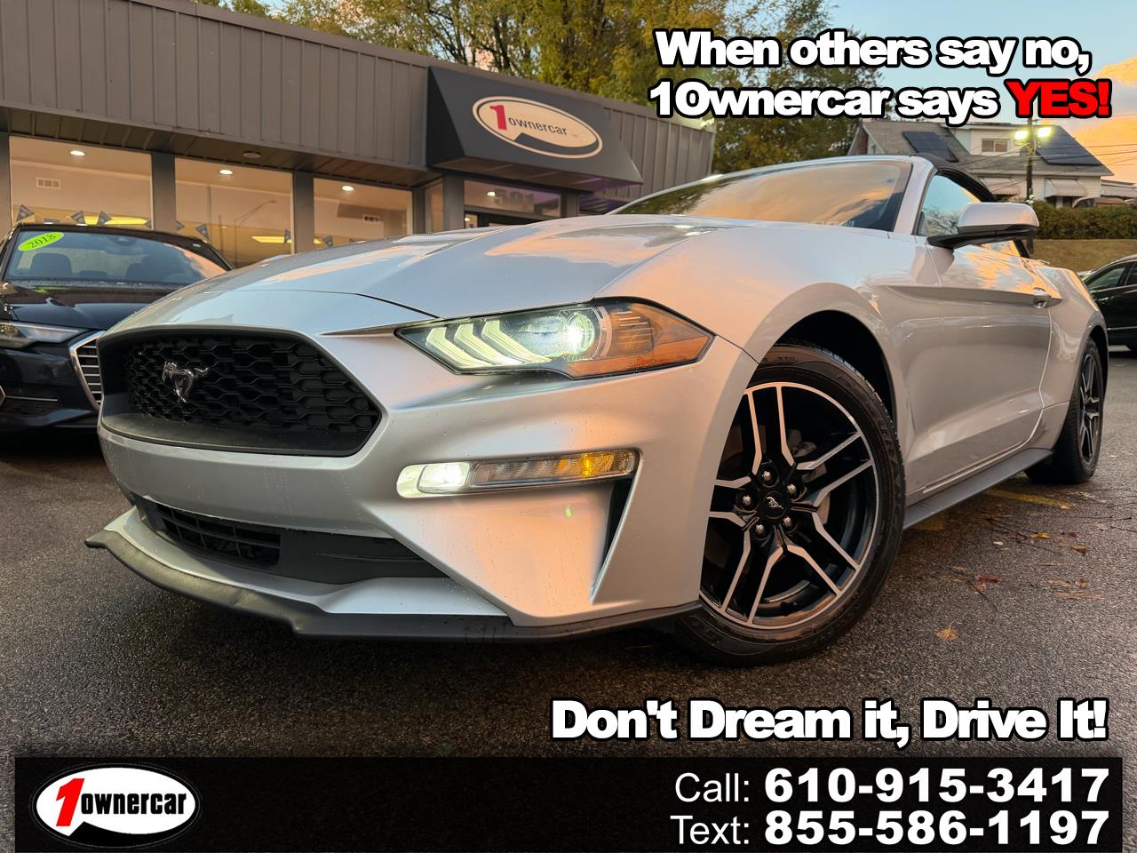 Ford Mustang EcoBoost Convertible 2018 Ford Mustang EcoBoost Convertible 2018