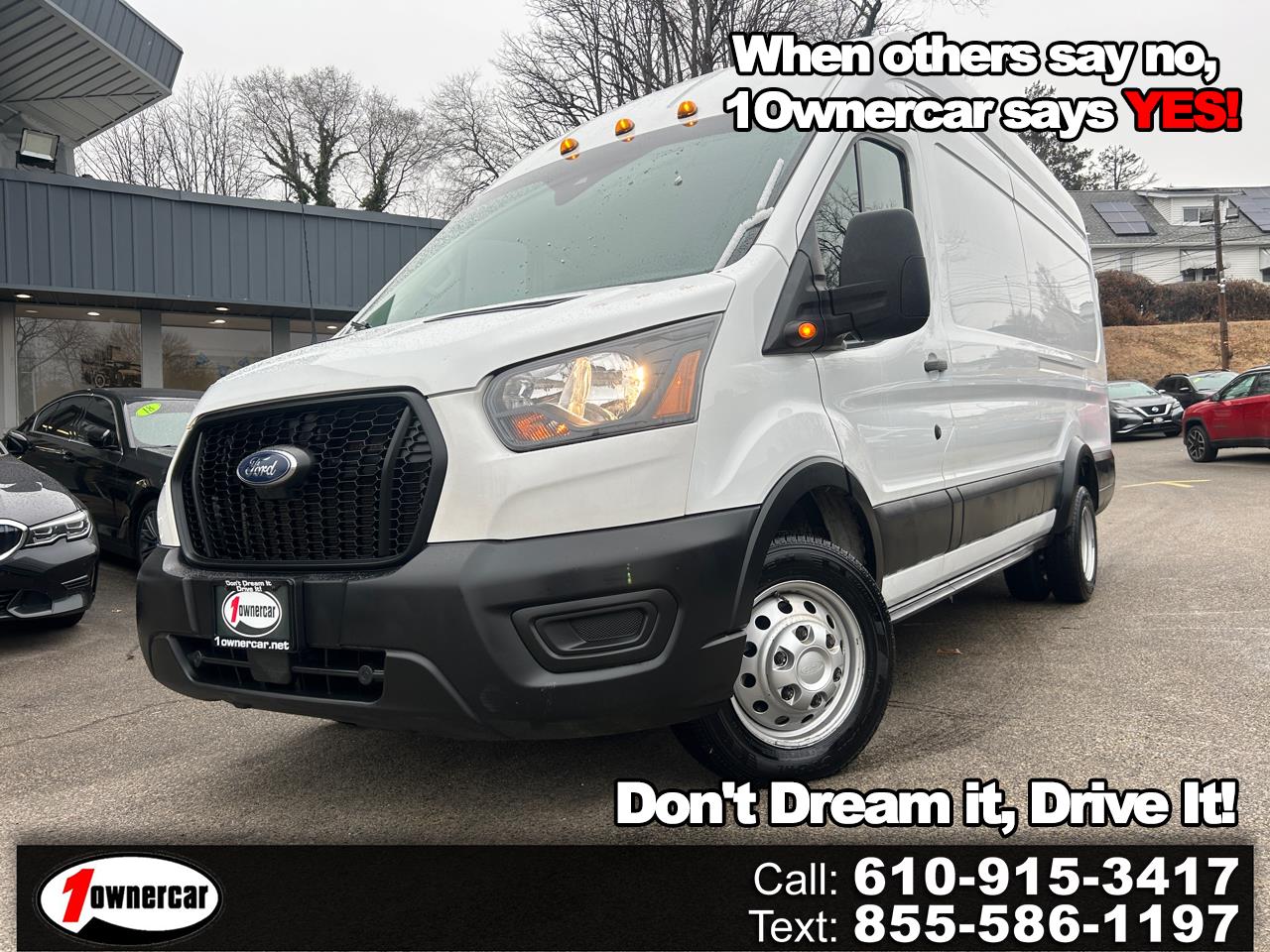 2021 Ford Transit Cargo Van T-350 HD 148" EL Hi Rf 10360 GVWR DRW RWD