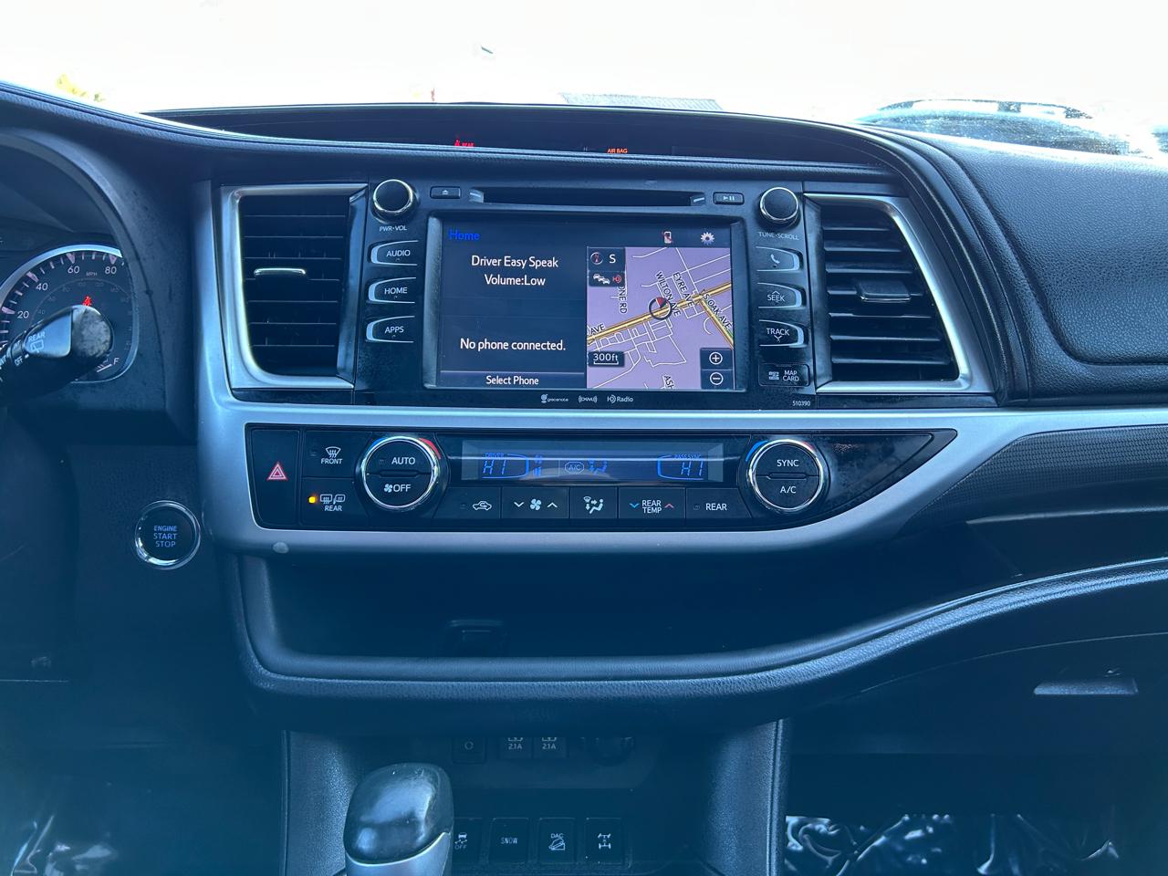 Toyota Highlander XLE V6 AWD (Natl) 2019