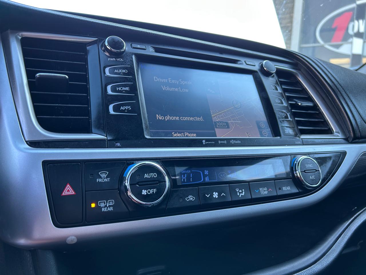 Toyota Highlander XLE V6 AWD (Natl) 2019