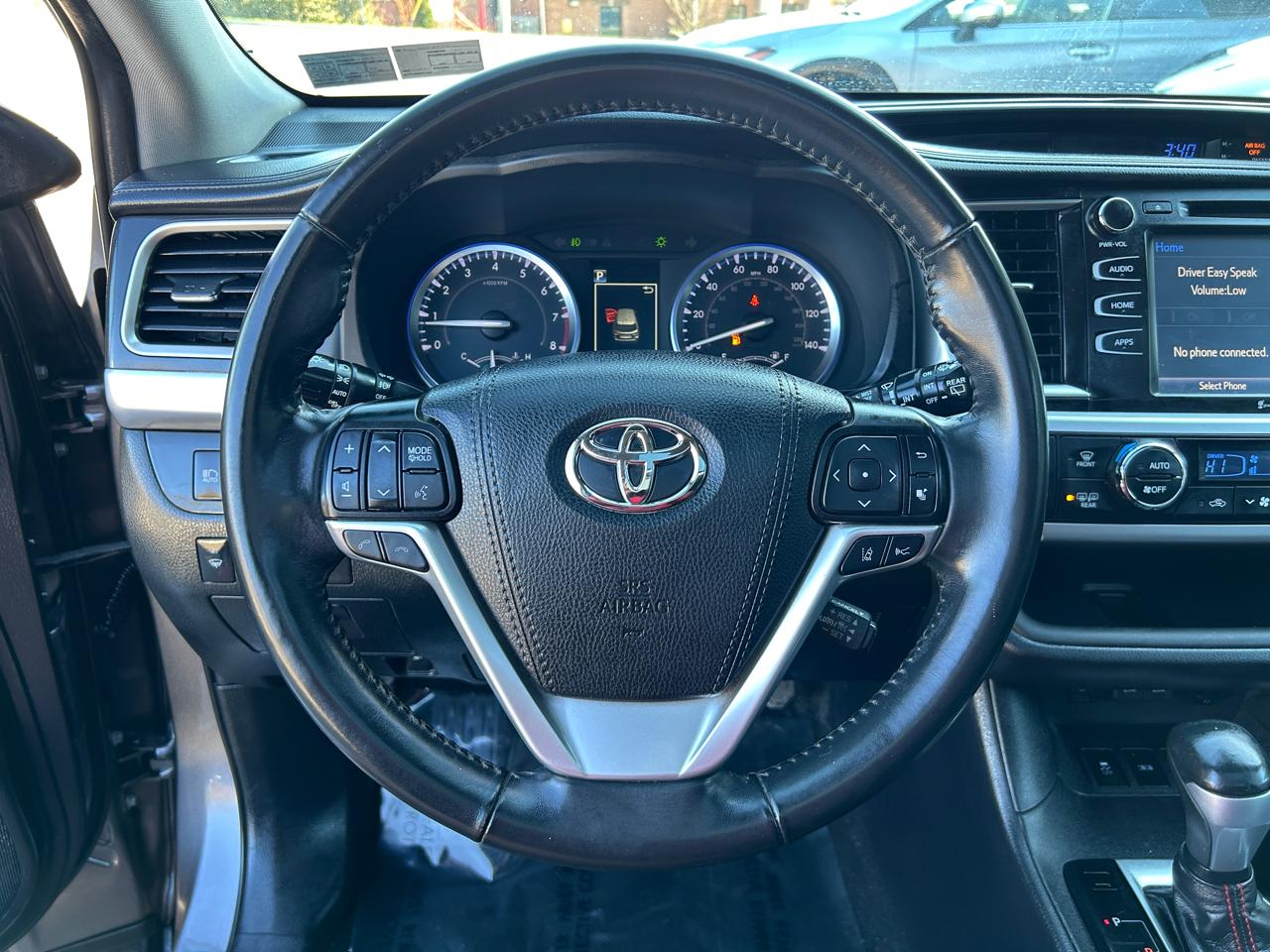 Toyota Highlander XLE V6 AWD (Natl) 2019