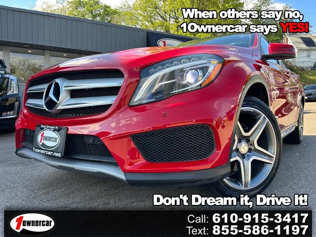 Red 2016 Mercedes-Benz GLA 250 4MATIC SUV / Crossover All-Wheel Drive Automatic