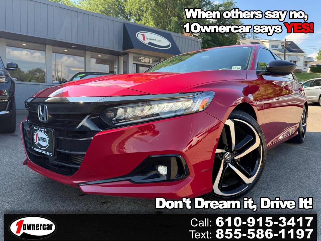 2021 Honda Accord Sedan Sport 1.5T CVT