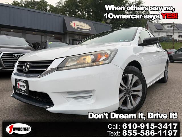 White 2014 Honda Accord Sedan Front-Wheel Drive Automatic