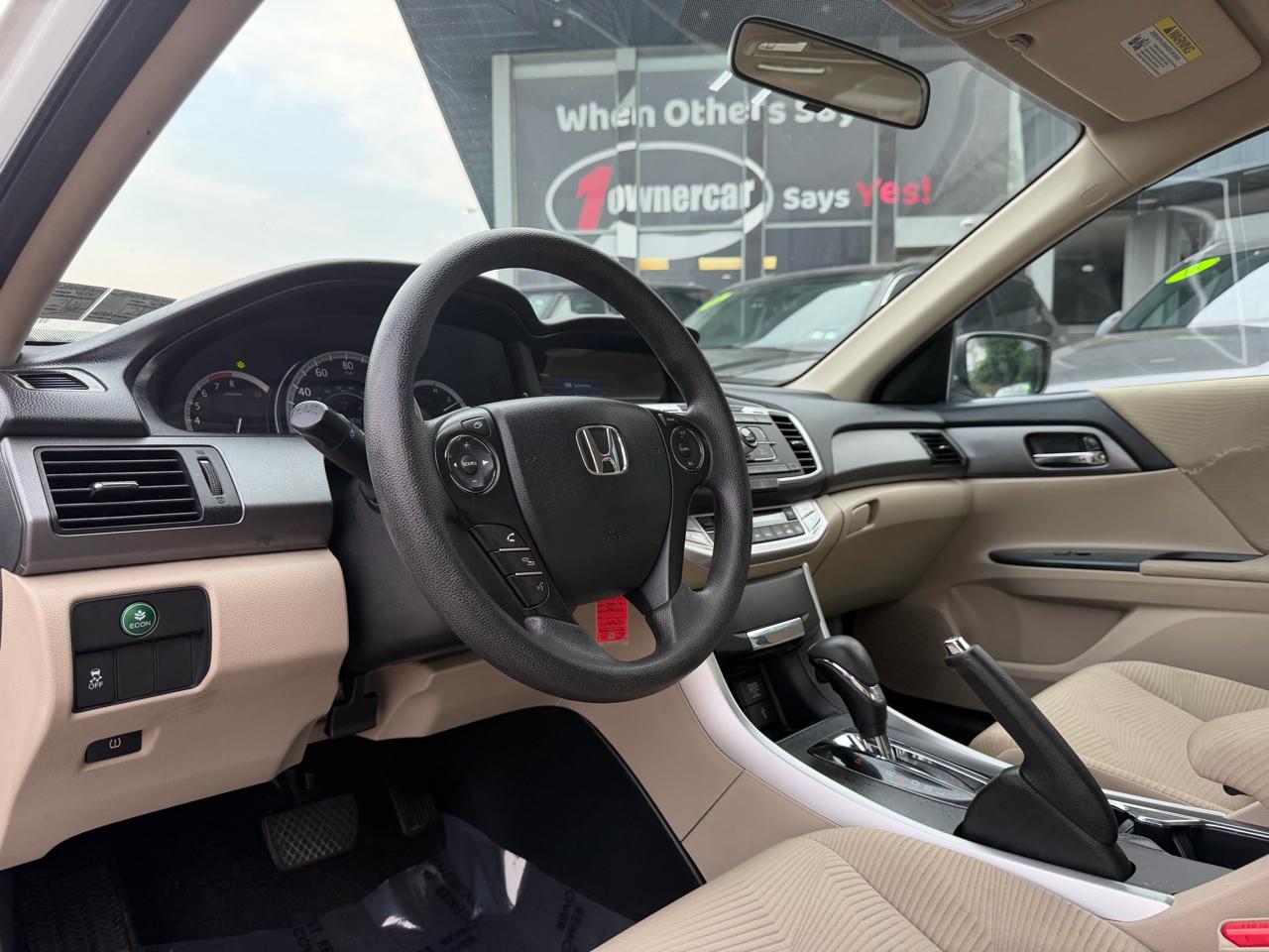Honda Accord Sedan 4dr I4 CVT LX 2014