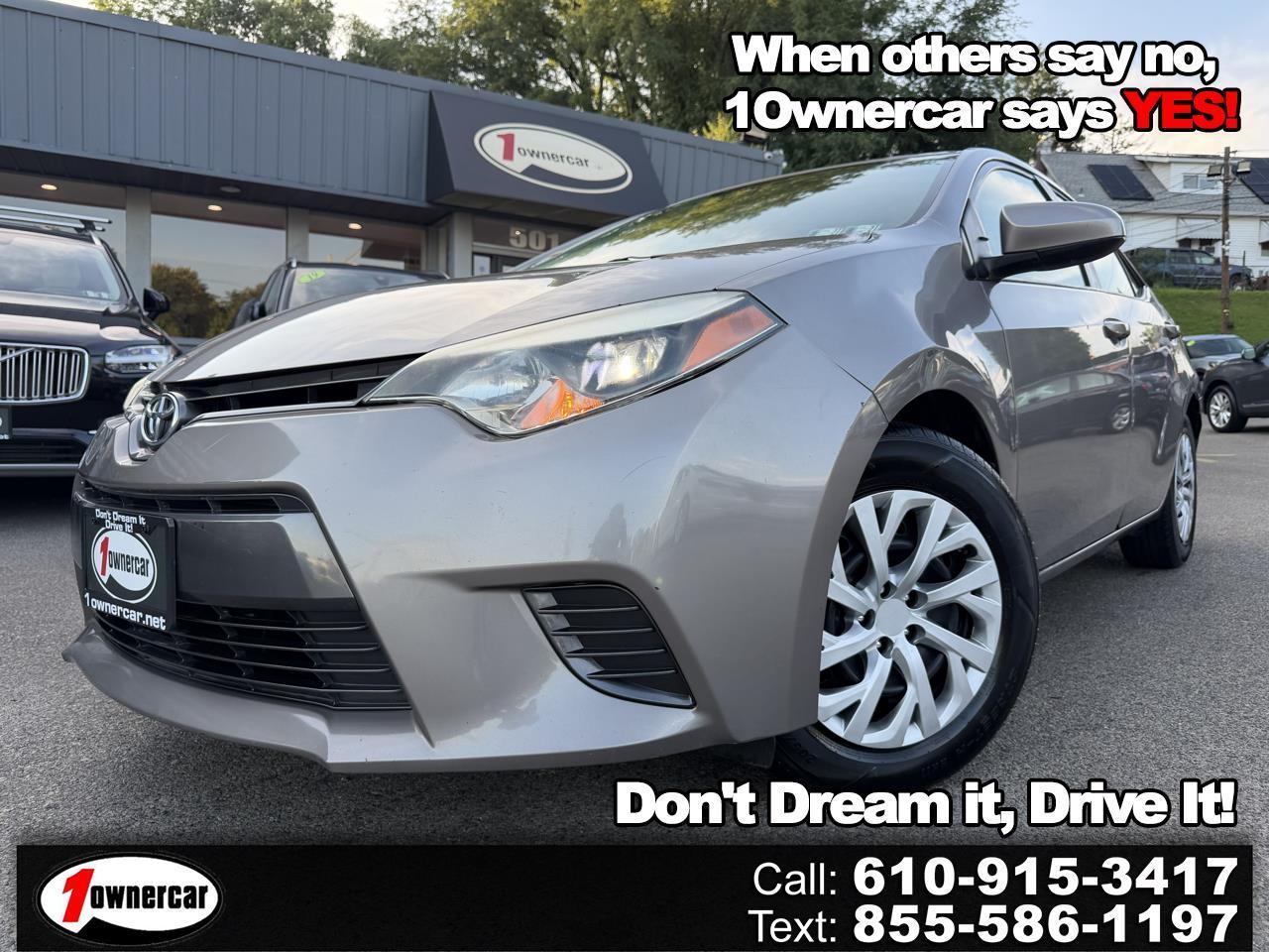 2016 Toyota Corolla 4dr Sdn CVT S w/Special Edition Pkg (Natl)