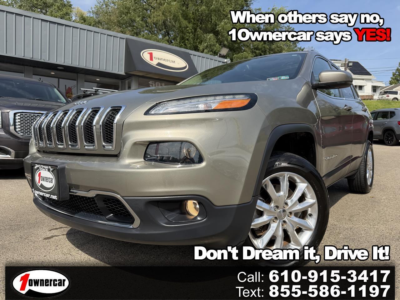 2016 Jeep Cherokee 4WD 4dr Limited