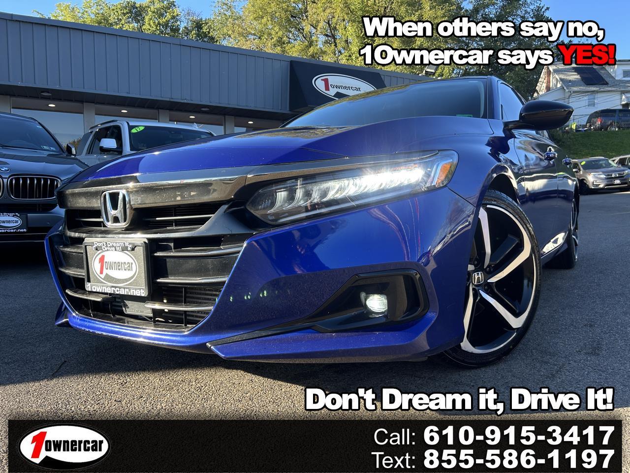 2022 Honda Accord Sedan Sport SE 1.5T CVT