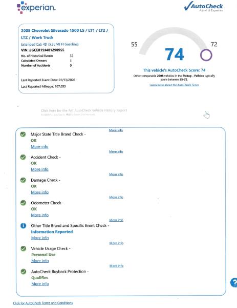 Chevrolet Silverado 1500  2008