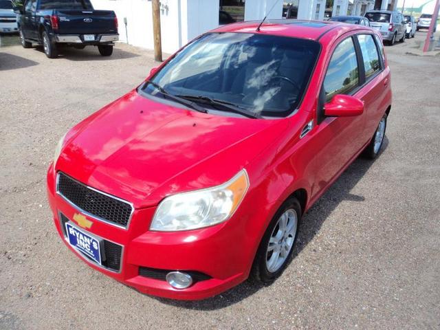 Red 2011 Chevrolet Aveo Hatchback Front-Wheel Drive Automatic