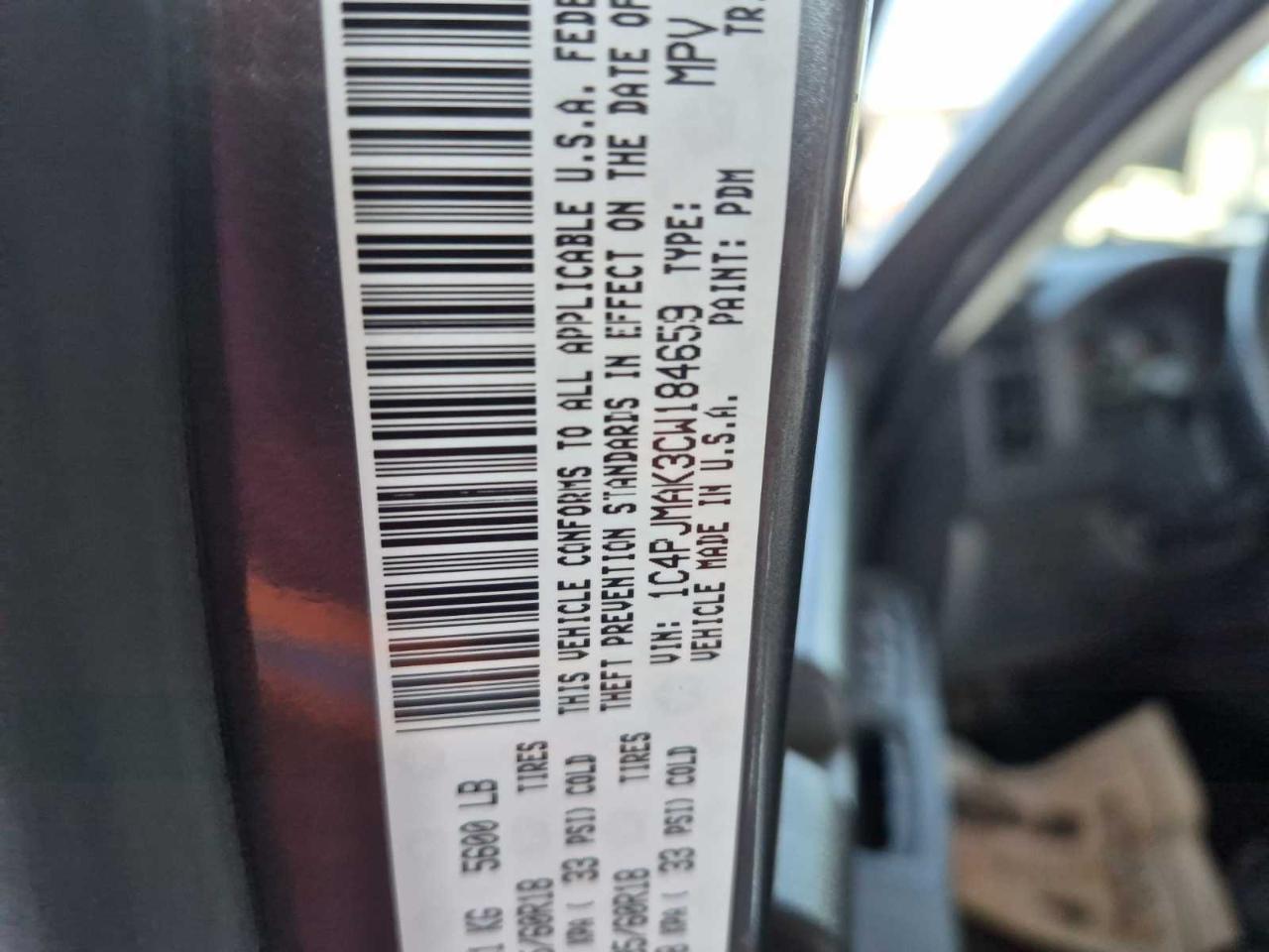 Jeep Liberty Sport 4WD 2012