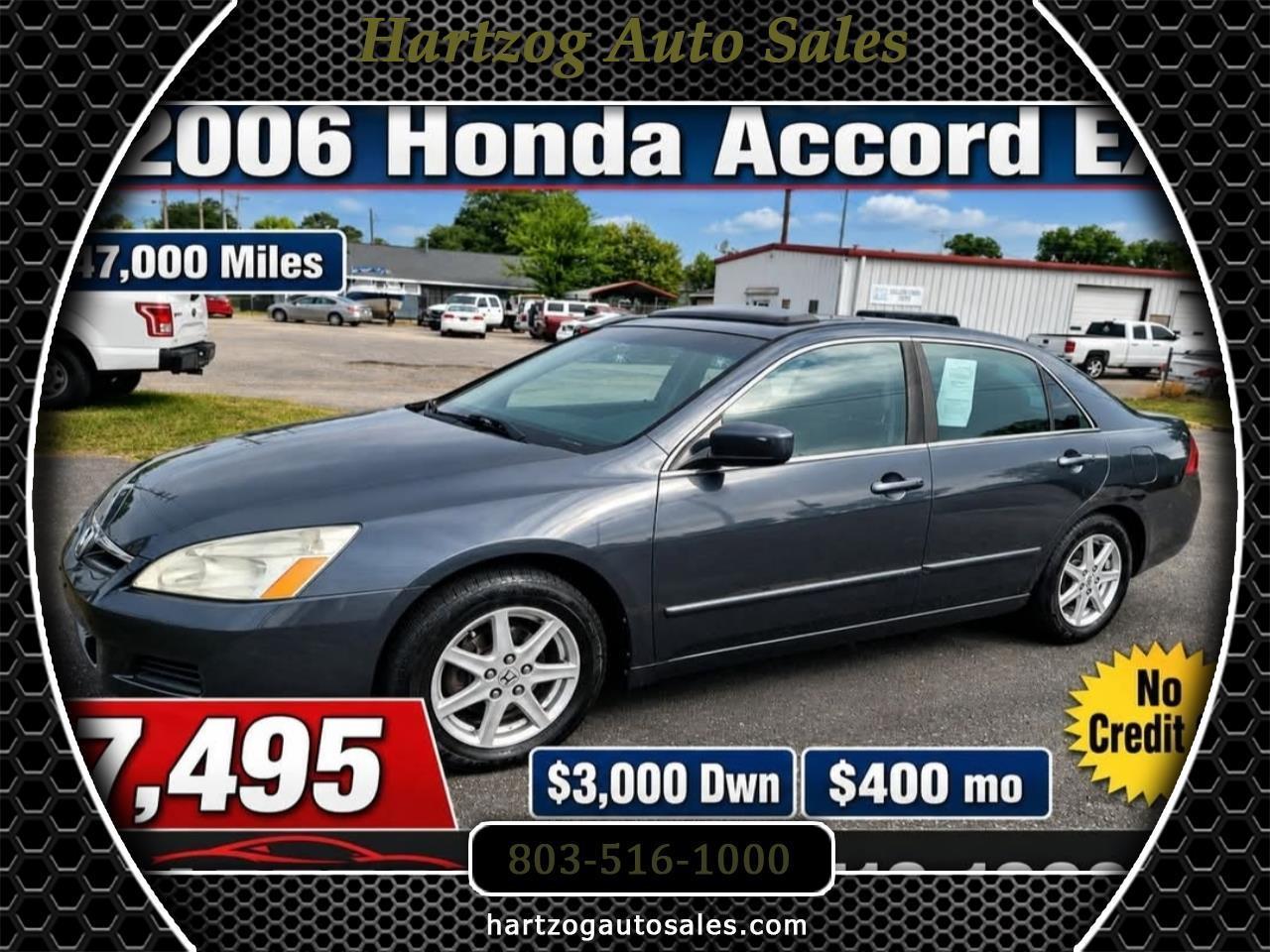 2006 Honda Accord EX-L Sedan AT with Navigation and XM Radio
