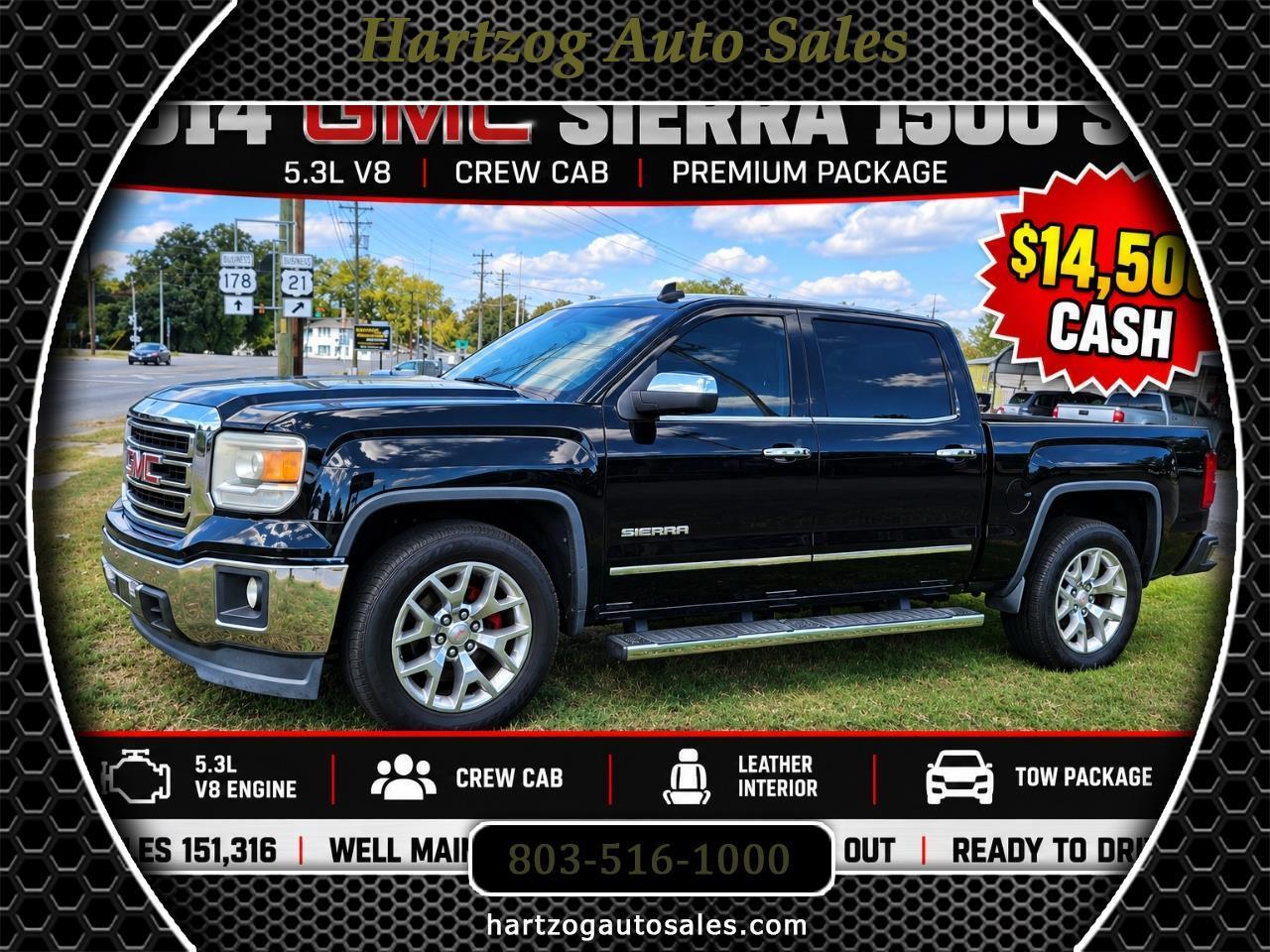 2014 GMC Sierra 1500 SLT Crew Cab 2WD