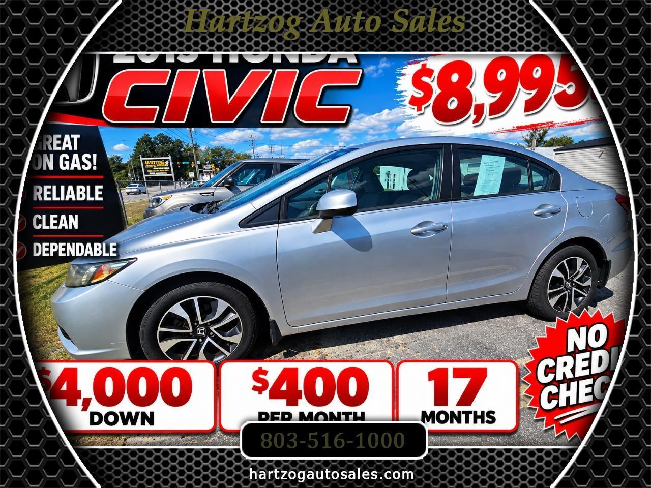 2013 Honda Civic EX-L Sedan 5-Speed AT