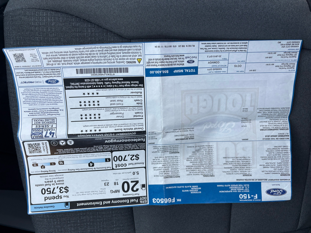 Ford F-150 4WD SuperCrew 139" XLT 2024