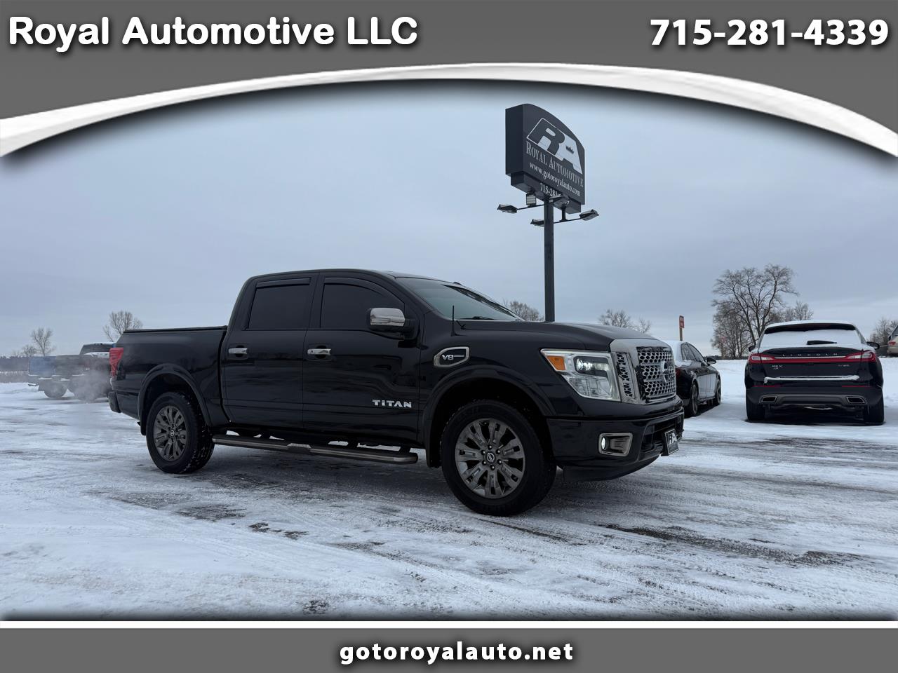 2017 Nissan Titan 4x4 Crew Cab Platinum Reserve