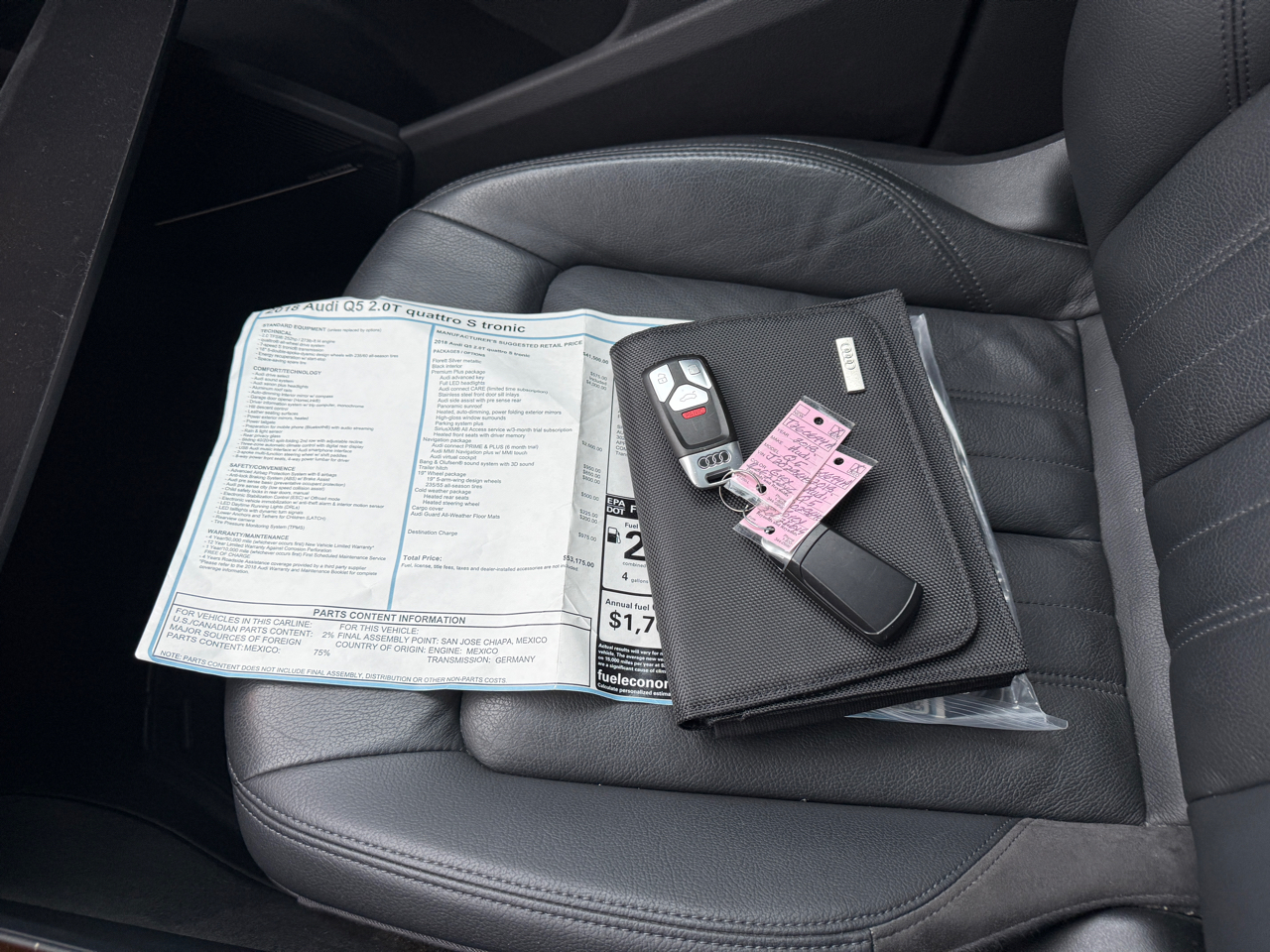 Audi Q5 2.0 TFSI Tech Premium Plus 2018