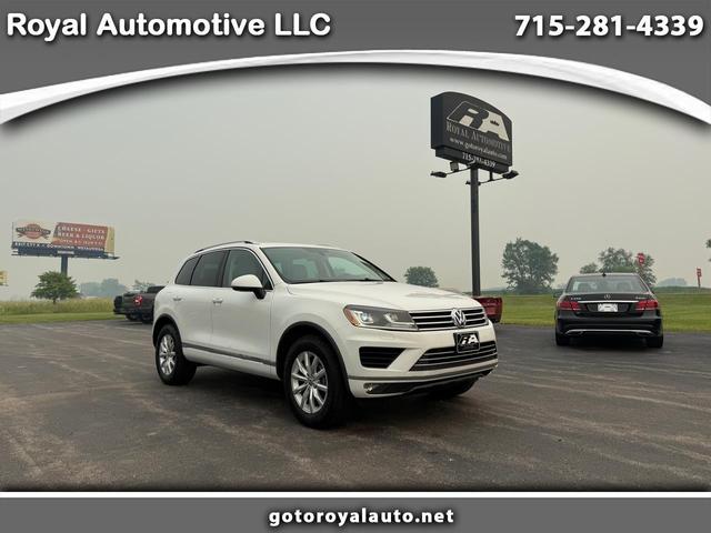 White 2015 Volkswagen Touareg SUV / Crossover Automatic