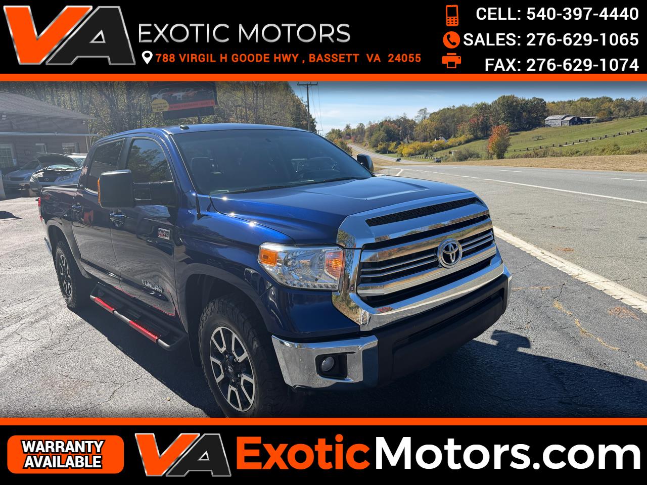 2015 Toyota Tundra SR5 5.7L V8 CrewMax 4WD