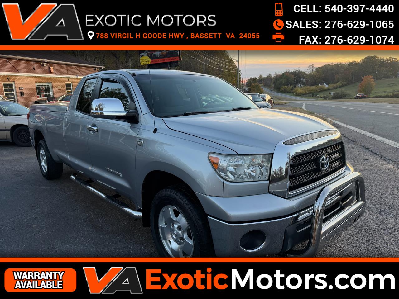 2008 Toyota Tundra 4WD Truck Double Cab 5.7L V8 6-Spd AT SR5 (Natl)