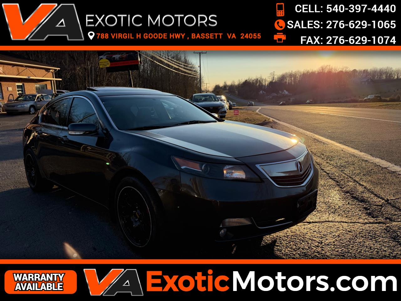 Acura TL 4dr Sdn Auto SH-AWD Tech 2012