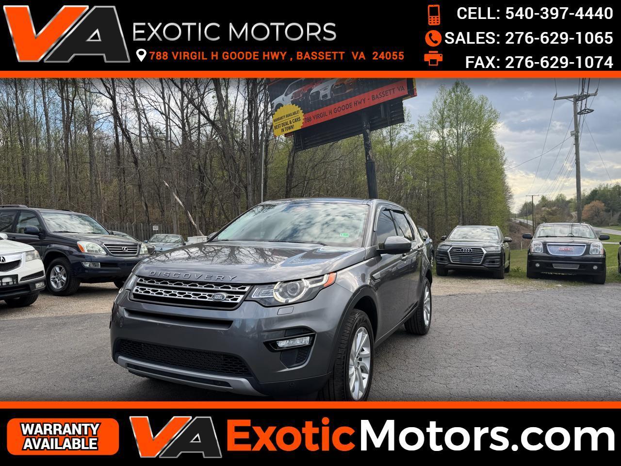 2016 Land Rover Discovery Sport AWD 4dr HSE