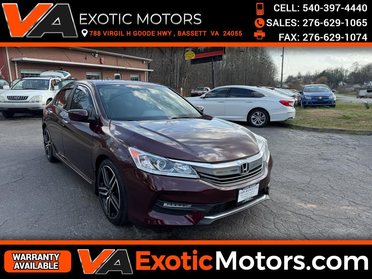 Honda Accord Sedan Sport 2.0T Auto 2017