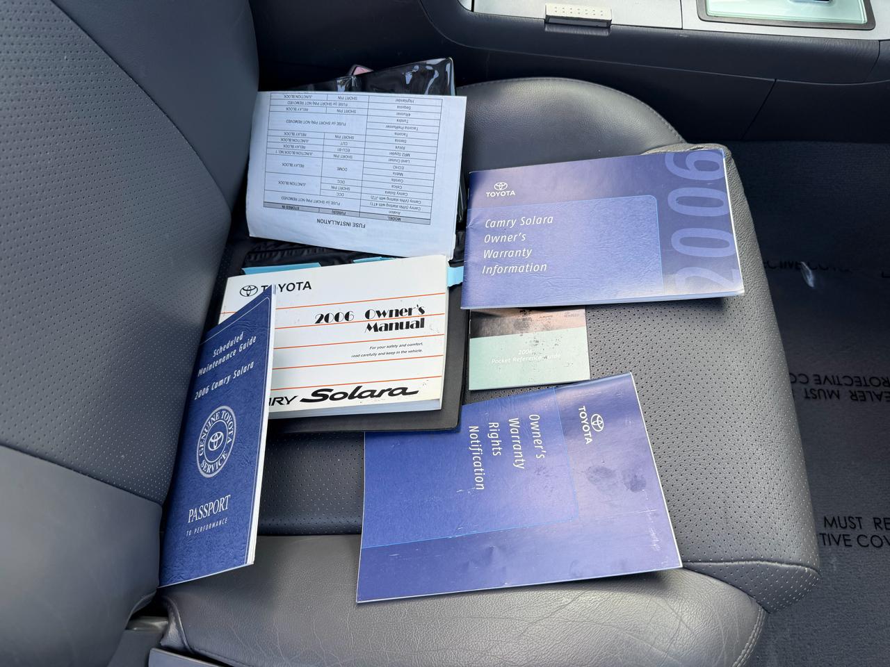 Toyota Camry Solara SLE V6 2006