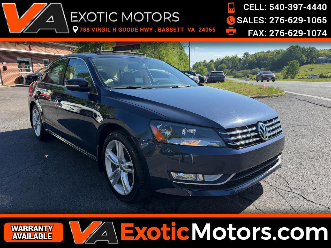 Volkswagen Passat TDI SEL Premium 2014