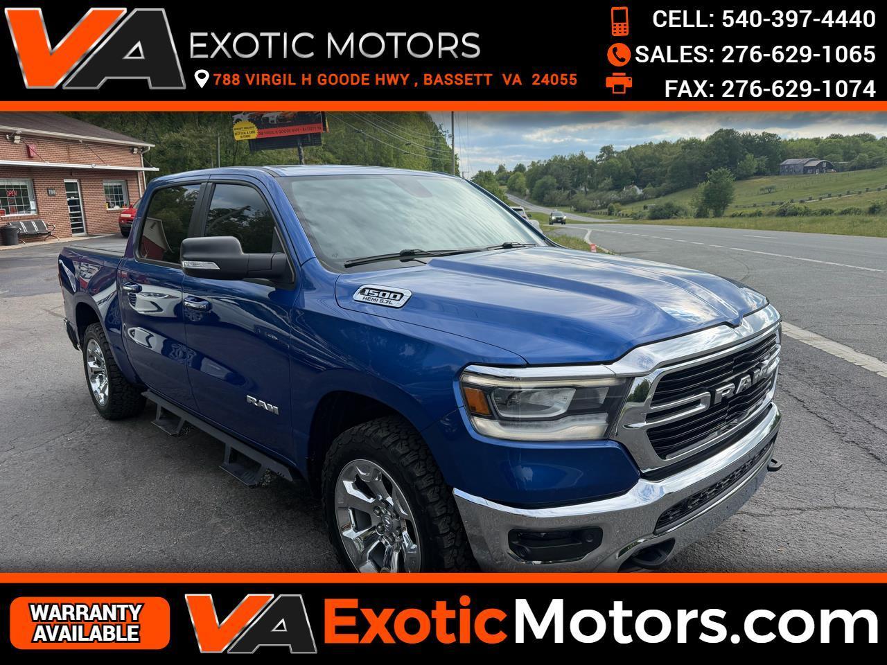 RAM 1500 Big Horn Crew Cab 4WD 2019