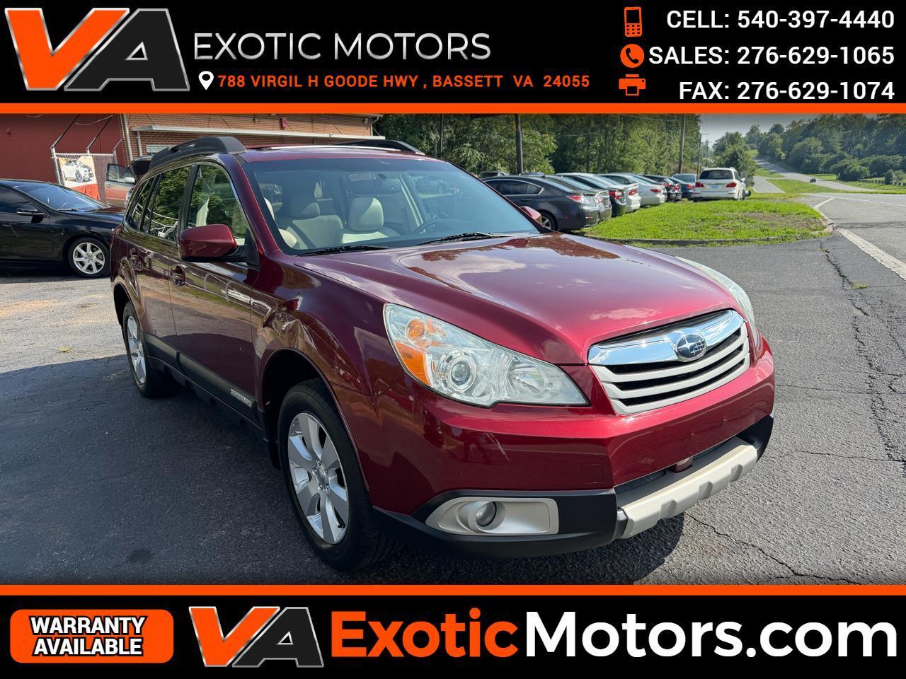 Subaru Outback 4dr Wgn H4 Auto 2.5i Limited Pwr Moon 2011