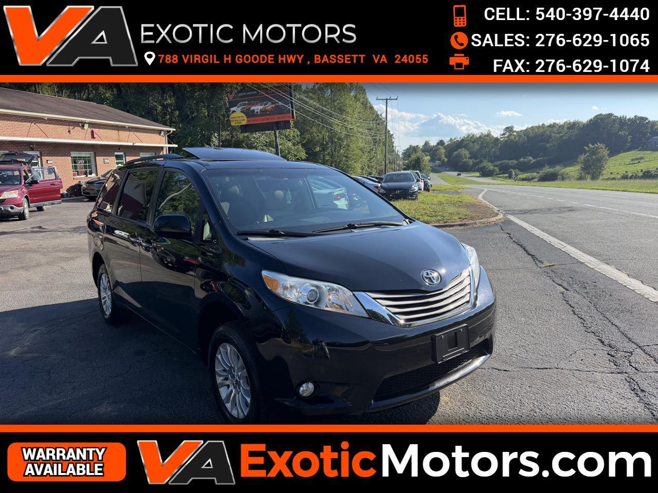 Toyota Sienna XLE Limited 2017