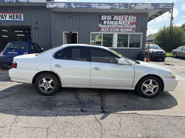 White 2002 Acura TL Sedan Front-Wheel Drive Automatic