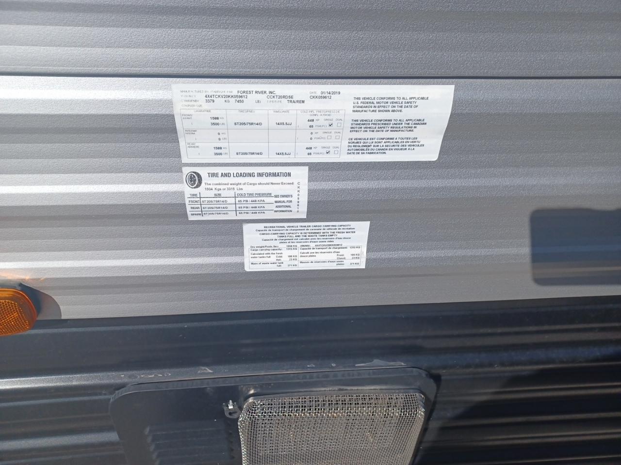 Forest River Grey Wolf Base 2019