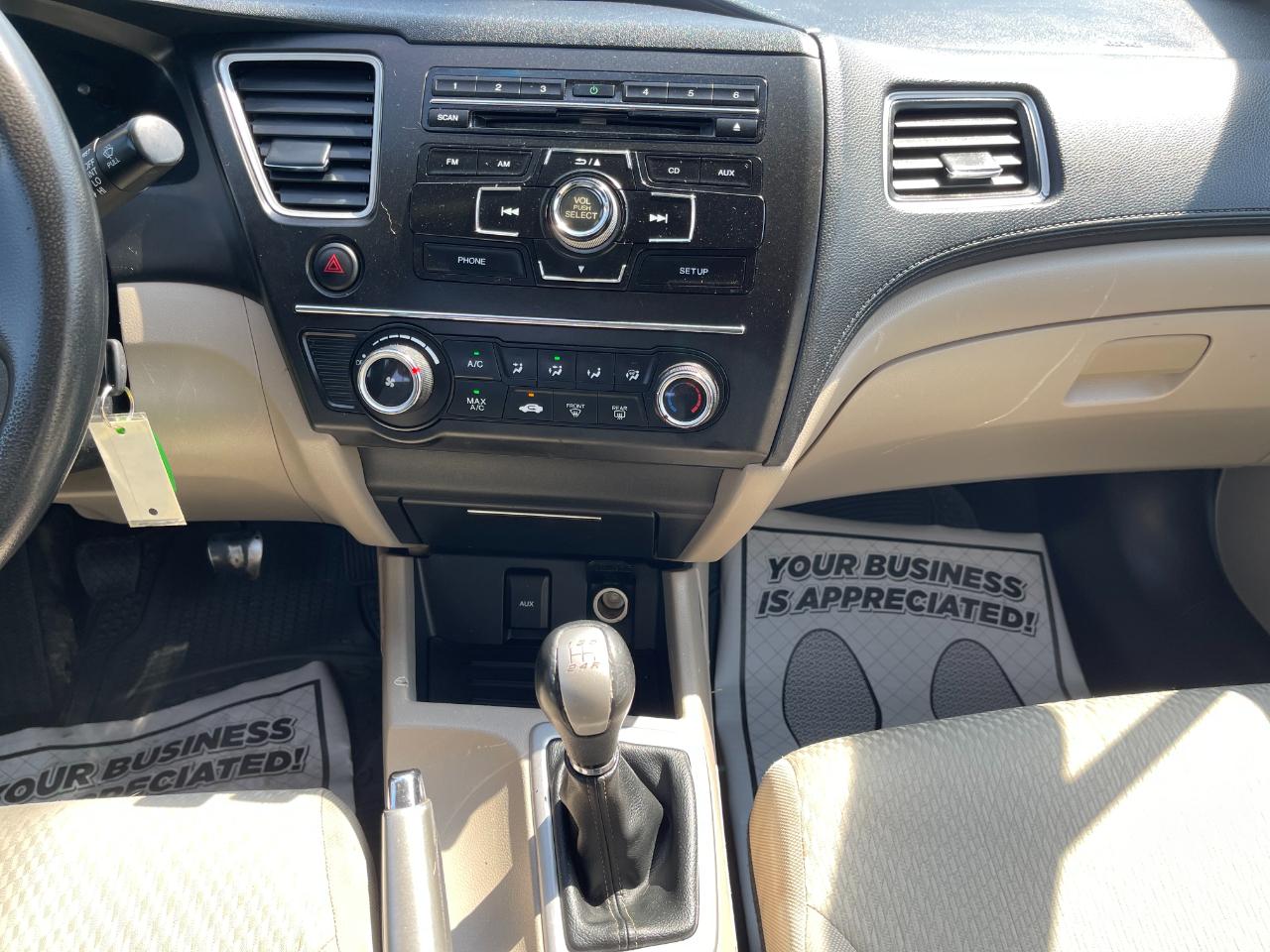 Honda Civic LX Sedan 5-Speed MT 2014