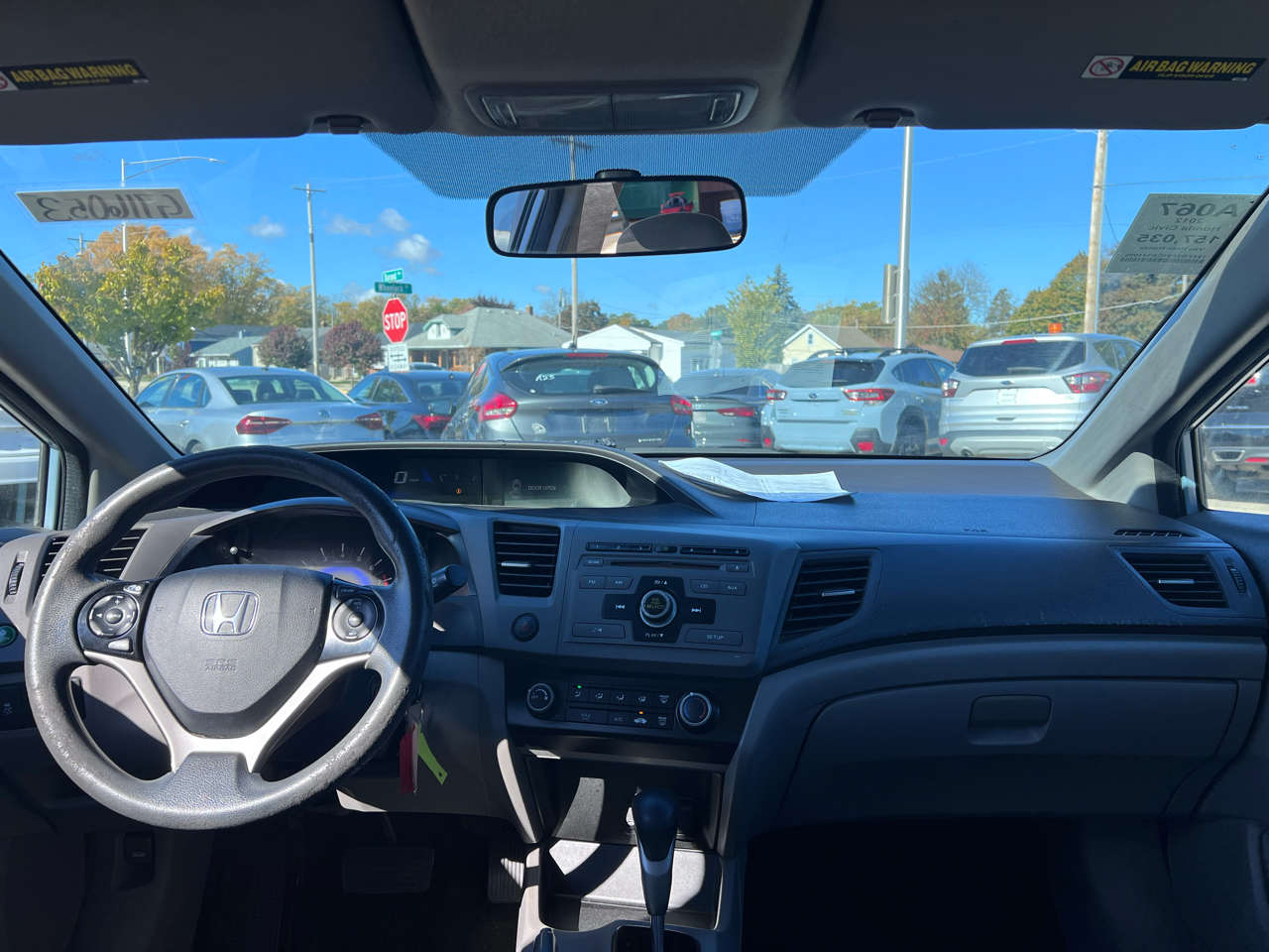 Honda Civic LX Sedan 5-Speed AT 2012 Honda Civic LX Sedan 5-Speed AT 2012