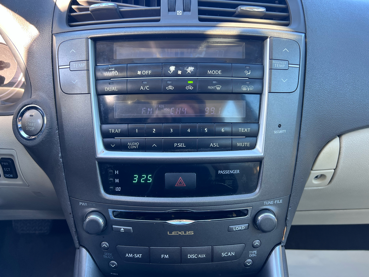 Lexus IS IS 250 6-Speed Manual 2009