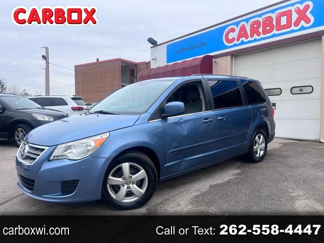 Blue 2011 Volkswagen Routan SEL Minivan 6-Speed Automatic