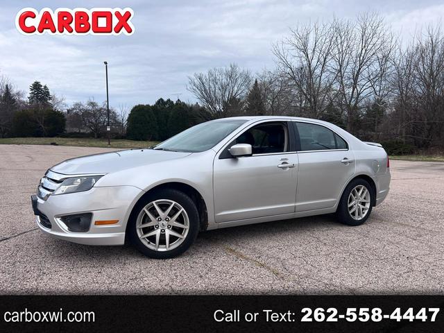 Silver 2012 Ford Fusion SEL Sedan Front-Wheel Drive 6-Speed Automatic