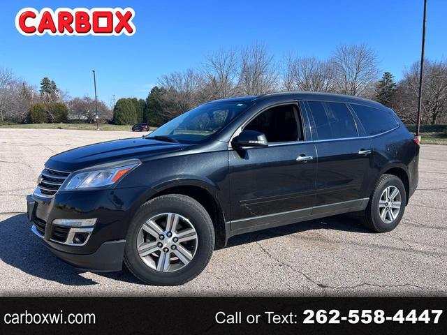 Black 2015 Chevrolet Traverse 1LT AWD SUV / Crossover All-Wheel Drive 6-Speed Automatic