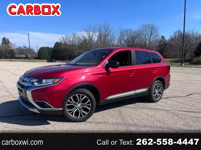 Red (Burgundy) 2017 Mitsubishi Outlander ES S-AWC SUV / Crossover All-Wheel Drive