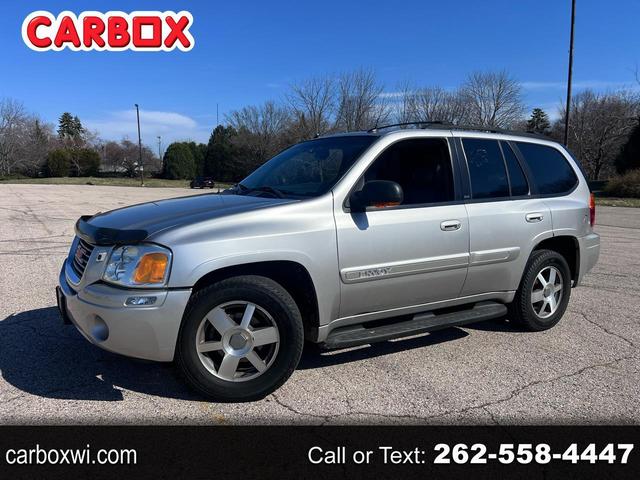 Silver 2004 GMC Envoy 4 Dr SLE 4WD SUV SUV / Crossover Four-Wheel Drive 4-Speed Automatic